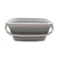 thumbnail image 3 of SAMMART 11.6L (3.06 Gallon) Collapsible Rectangular Handy Basket / Bucket (Grey, 1), 3 of 4