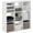 White, variant on Closet Organizers and Storage, 6-Cube Closet Organizer, Open Shelf Closet Storage, for Wardrobe, Bedroom, Living Room, Espresso