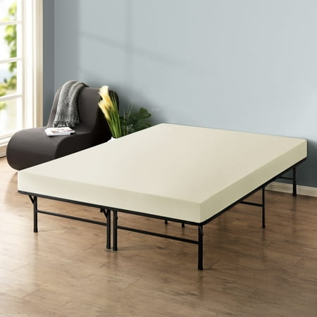 Best Price Mattress 6 Inch Memory Foam Mattress and Dual-Use Steel Bed Frame/Foundation Set, Multiple