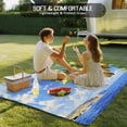 thumbnail image 4 of Yellow Lemon Outdoor Rug 3x5 Ft - Reversible Patio Rug Outdoor Camping Rugs, Summer Blue Sky Ocean Coastal Scenery Washable Indoor Outdoor Area Rugs, Non-Slip Outdoor Carpet Runner for Deck/Porch, 4 of 8