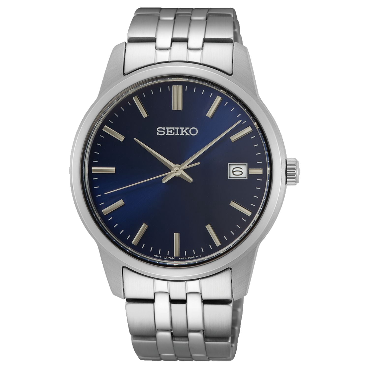 Seiko, Men's Essentials Blue Dial Watch, SUR309P1, Stainless Steel
