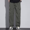 thumbnail image 2 of MKHSQHDG Male Pants Men's Casual Loose Hop Denim Work Pants Jeans with Cargo Pockets Xxxxl, 2 of 6