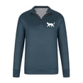 thumbnail image 4 of Handshe Men's Printed Stand Collar Sweatshirts, Pullover Half-Zip Polo Shirt Style, Athletic Long Sleeve Outdoor Apparel for Men, Hiking Training Casual Wear,Plus Size, 4 of 4