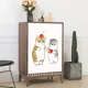 thumbnail image 3 of Cortinas cortas con dibujos de gatos para armarios, cortinas cortas con dibujos de animales, funda a prueba de polvo para estantes de zapatos, estantes de almacenamiento de cocina, cortinas para puert, 3 of 5
