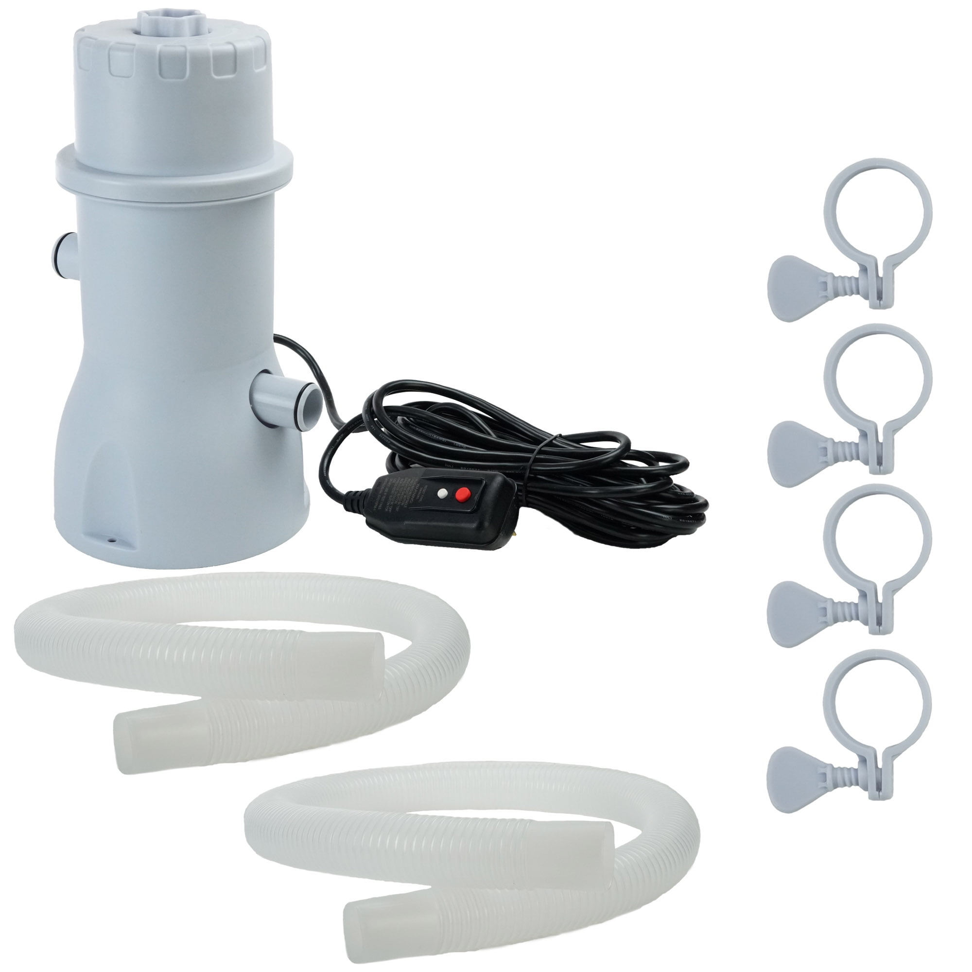 above ground pool with filter and pump