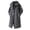 Dark Gray, variant on Men’s Long Trench Coat With Hood Winter Casual Fashion Outdoor Windbreaker Jackets for Men Dark Gray XXL
