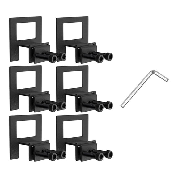 Non Mattress Holder Metal Bed Frame Stabilizer Adjustable Sliding Limiter Secure Mattress Position Heavy Duty Retainer Bar For Home Dorm Use 6PCS