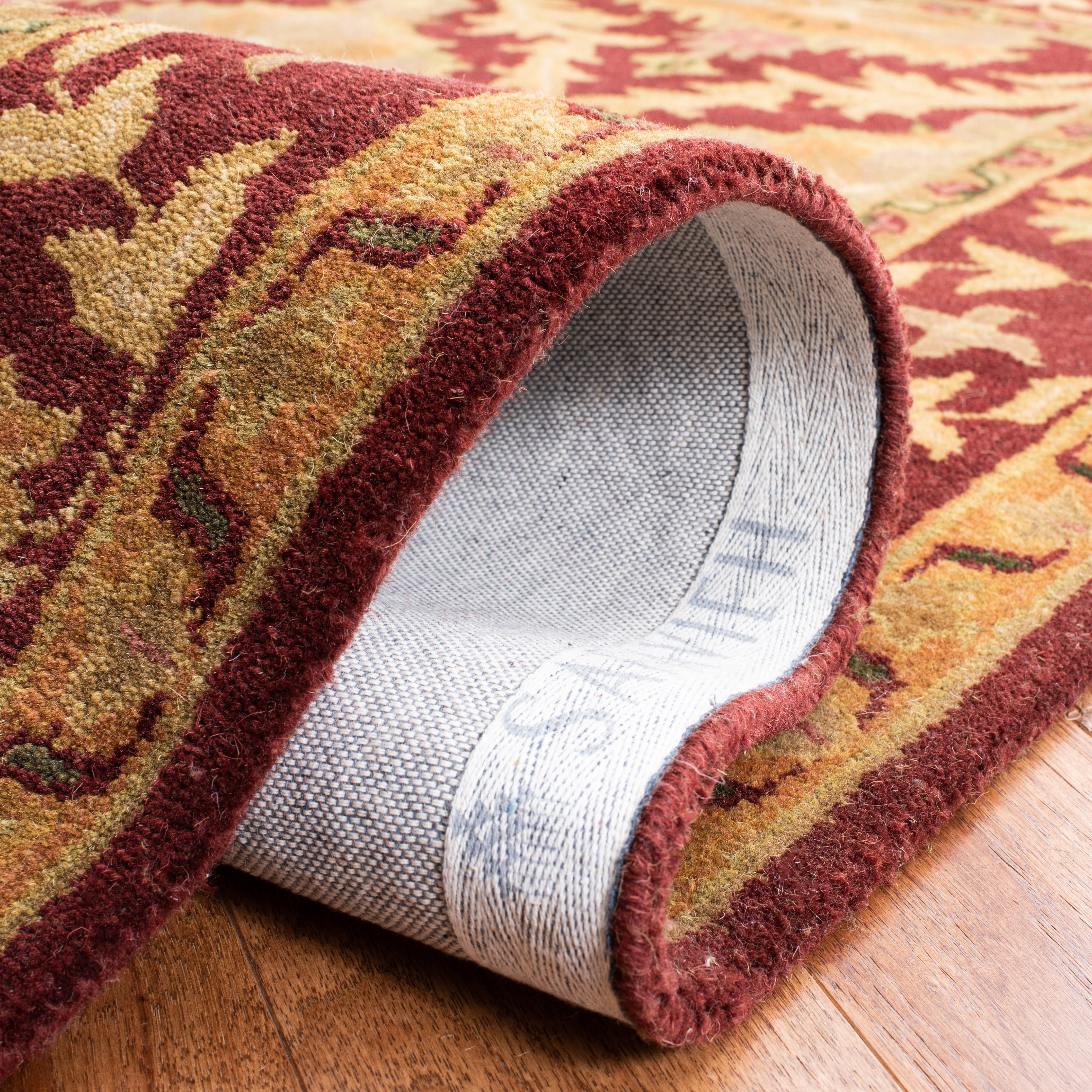 SAFAVIEH Antiquity Diarmait Oriental Wool Area Rug, Wine/Gold, 9'6" x 13'6"