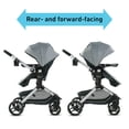 thumbnail image 4 of Graco Modes Nest Travel System, Includes Baby Stroller with Height Adjustable Reversible Seat, Pram Mode, Lightweight Aluminum Frame and SnugRide 35 Lite Elite Infant Car Seat, Norah, 4 of 5