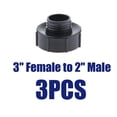 thumbnail image 1 of 3x Ibc Tank 100 Mm 3 " a 2" Racores Adaptadores de Contrafuerte, 1 of 9