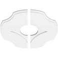 thumbnail image 2 of 18"OD x 5"ID x 6 1/4"C x 1"P Percival Architectural Grade PVC Contemporary Ceiling Medallion, Two Piece, 2 of 11