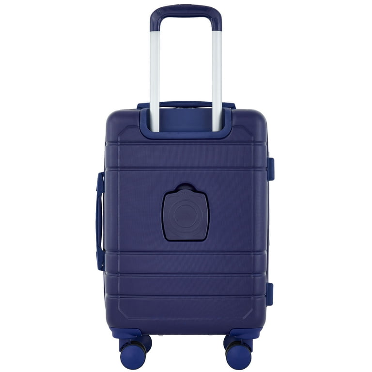 French Connection 22in Expandable Rolling Carry-On, Blue photo 5
