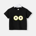 thumbnail image 3 of Camiseta de verano 100 % algodón para adolescentes, camiseta de algodón con cuello redondo y estampado sencillo de Minions de dibujos animados para niños y niñas, ropa de manga corta para niños, 3 of 5