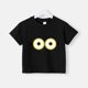 thumbnail image 3 of Camiseta de verano 100 % algodón para adolescentes, camiseta de algodón con cuello redondo y estampado sencillo de Minions de dibujos animados para niños y niñas, ropa de manga corta para niños, 3 of 5