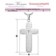 thumbnail image 5 of Rosarios Cadenas y Dijes CrossLette03 2Pzas Oro Collar Cruz Dije 3x5cm Metal., 5 of 5