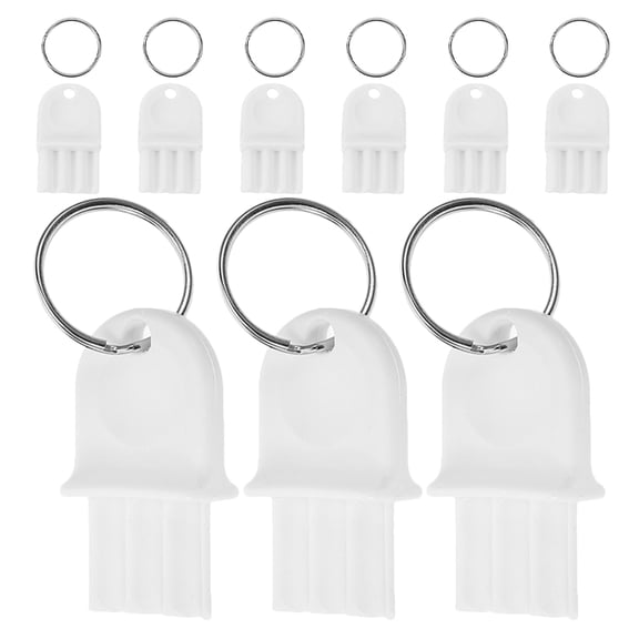 WORGEOUS  10 Pcs Paper Towel Key Replacement Hand Dispenser for Bathroom Lock White
