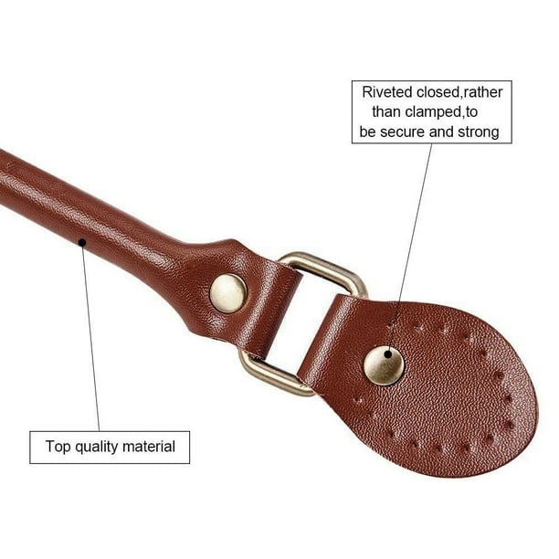 1Pair Purses Straps Leather Purse Handles PU Leather Handles Leather Purses Straps soft Leather Straps Bags Making Supplies Walmart