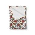 thumbnail image 2 of Botanical Soft Flannel Fleece Throw Blanket, Retro Style Blossoming Bouquets with Birds Roses Gardening Feathers Bluebells, Cozy Plush for Indoor and Outdoor Use, 50" x 60", Multicolour, by Ambesonne, 2 of 5