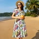 thumbnail image 4 of Balery America Landmarks1 Vestidos sueltos de manga corta para mujer, vestidos de verano 2025, vestidos casuales de corte A con vuelo., 4 of 6
