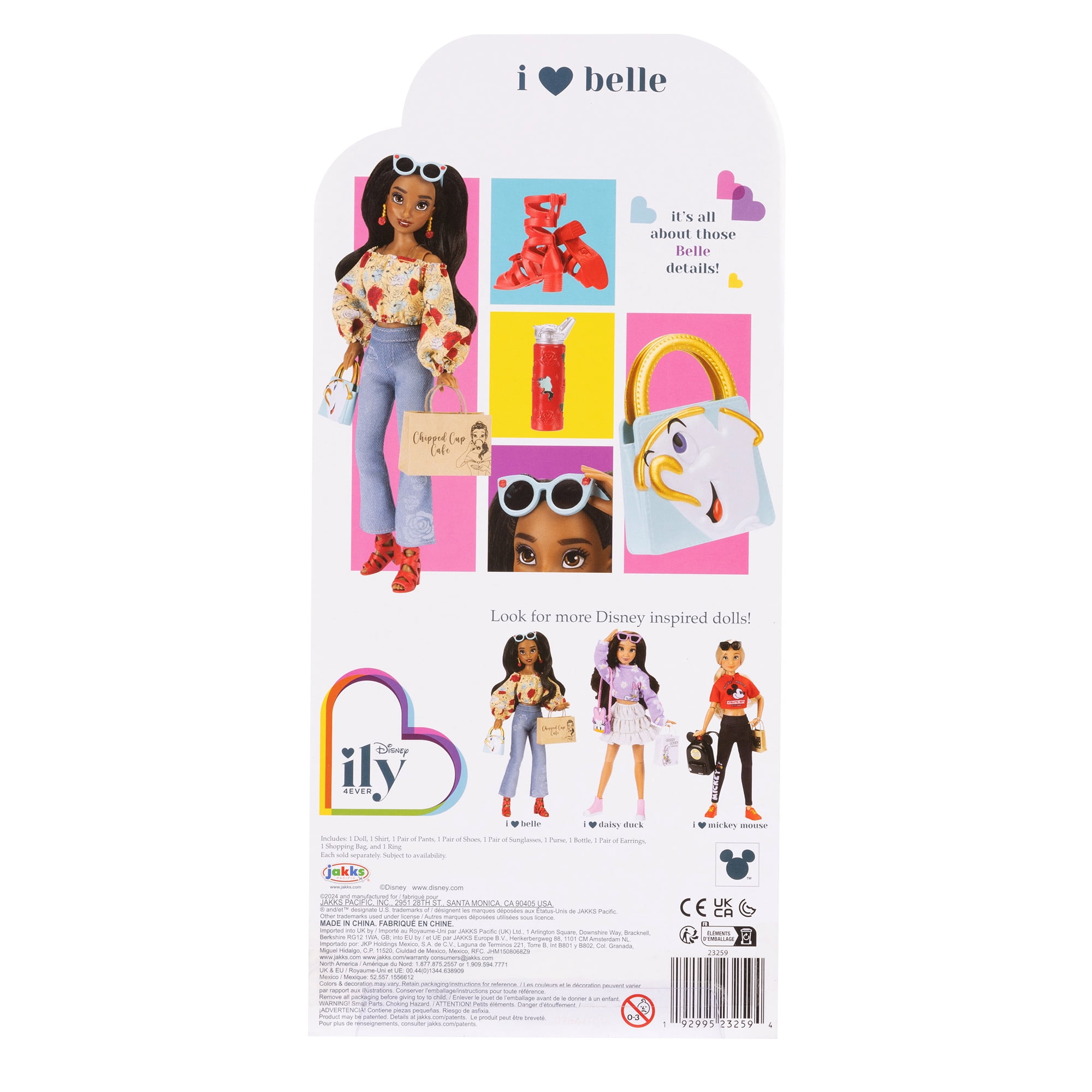 Disney Ily 4EVER I Love Belle 12 inch Fashion Forward Doll with 1 Gorgeous Fashion Outfits