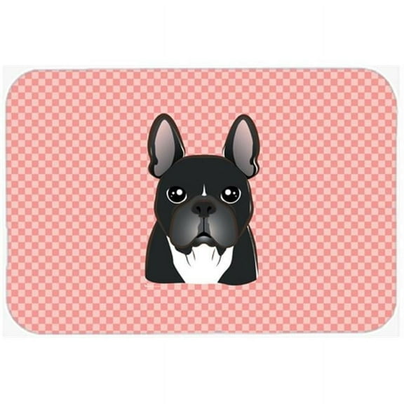 Carolines Treasures Checkerboard Pink French Bulldog Mouse Pad