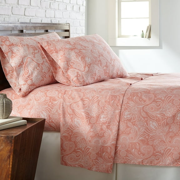Perfect Paisley Printed Sheet Set by SouthShore Fine Linens