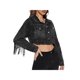 thumbnail image 4 of VISgogo Abrigo corto para mujer, manga larga/sin mangas con borlas decorativas, chaqueta corta con botones, ropa de abrigo informal de estilo callejero VISgogo  moda, 4 of 8
