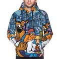 thumbnail image 5 of Lsque Scooby-Doo Pattern Casual Men's Hoodie,Hooded Sweatshirt with Kangaroo Pocket,Pullover Hoodie-X-Large, 5 of 8