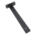 thumbnail image 1 of Soporte Flotante Para Estante De Pared, Soporte Para Estante De 12 Pulgadas, 1/5 De Pulgada De Espesor, Hierro Con Revestimiento Esmerilado Negro, 6 Piezas, Diseño De Flexión De, 1 of 7