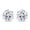 Platinum, variant on 1/4 0.25 Carat IGI Certified Natural Round Brilliant Solitaire Diamond Stud Earrings for Women 14K Rose Gold 3 Prong Martini Cocktail Push Back (F-G Color SI1-SI2 Clarity)