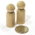 thumbnail image 1 of Matsuzay 10 Uds. De muñecos de con clavija, masculina de sin terminar, muñecos de Ángel para manualidades DIY Artesanía Matsuzay HA014769-00, 1 of 6