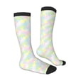 thumbnail image 3 of Fotbe Color Rabbit print Women's Men's Novelty Crew Socks Cotton Socks Knee High Socks for Walking,Running,Nurses,Pregnancy, 3 of 8