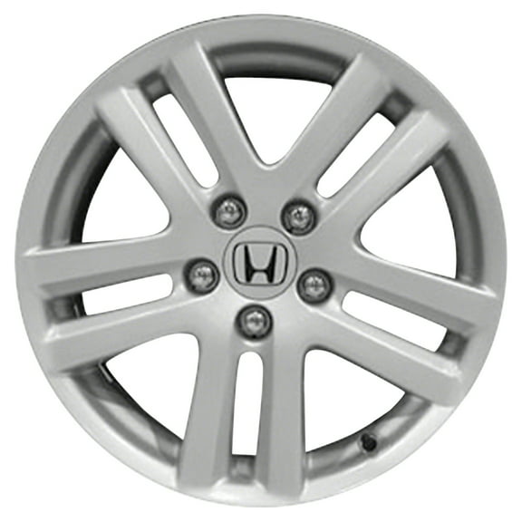 Pre-Owned Original Equipment Painted Silver Aluminum Wheel 17 x 7 42700SDPA01 fits 2003-2005 Honda Accord (Good)