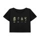 thumbnail image 1 of Camisa holgada con cuello redondo para mujer, Top corto, moda de verano, para playa, Camping, vacaciones L, 1 of 7