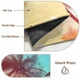 thumbnail image 5 of Vintage Coconut Trees Front Door Rugs 2x3 ft Gradient Sky Bird Summer Plant Small Rug for Entryway Non Slip Washable Bathroom Door Mat Absorbent Floor Mat for Indoor Entrance, 5 of 9