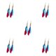 thumbnail image 3 of Qarigey 2 uds pendientes cadena bohemio borla pendiente largo Retro pantalla ocio Casual joyería accesorios elegante para mujer Type2 NO2, 3 of 6