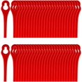 thumbnail image 1 of Paquete de 100 cuchillas de repuesto PA6 compatibles con cortadora de bordes Florabest LIDL FRTA 20 A1, FAT 18B2, FAT 18B3, 1 of 5