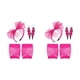 thumbnail image 4 of Sonducket 1 Juego de aros para el pelo coloridos, buena elasticidad, pendientes relámpago, diseño de ganchos para las orejas, aspecto atractivo Rosa roja 2Conjunto, 4 of 6