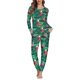 thumbnail image 1 of Conjunto de pijama de dos piezas, ropa de dormir de manga larga, informal, elegante, a la moda, con estampado a pedido, regalos de Navidad y otoño, 1 of 4