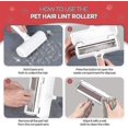 thumbnail image 3 of 2 Pcs Pet Hair Remover Roller With Self Cleaning Base, 3 of 4
