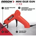 thumbnail image 2 of Arrow GT11 10-Watt Electric Hot Melt Mini Glue Gun for Crafts, Fabric, Decorating and Wood, 2 of 10