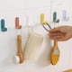 thumbnail image 3 of 12 ganchos autoadhesivos de colores, ganchos de pared autoadhesivos para baño, toallero, cocina, percheros de oficina, ganchos para niños, 3 of 5