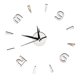 thumbnail image 3 of Uadme Etiqueta Engomada del Reloj De Pared, Decoración del Reloj del Espejo Acrílico De 1 Mm Decoración Moderna De La Habitación De La Oficina En El Hogar De La Pared De DIY(Plata), 3 of 5