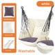 thumbnail image 2 of Hamaca Silla Colgante para Exteriores e Interiores de Algodon con cojin ilios innova Blanco, 2 of 2