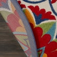 thumbnail image 6 of Nourison Aloha Indoor/Outdoor Red/Multi 7'10" x round Area Rug, (8 Round), 6 of 10