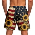 thumbnail image 3 of Men's 250th Anniversary Usa Shorts Stars Stripes Patriotic Shorts 2026 Usa Flag Usa Flag Drawstring Short Pants Waistband Loose Sweatshorts 2XL, 3 of 3