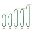 thumbnail image 5 of SDFGTstore 100pcs Christmas Ornament Hooks Holder for Home Party Navidad New Year Ornaments, 5 of 7