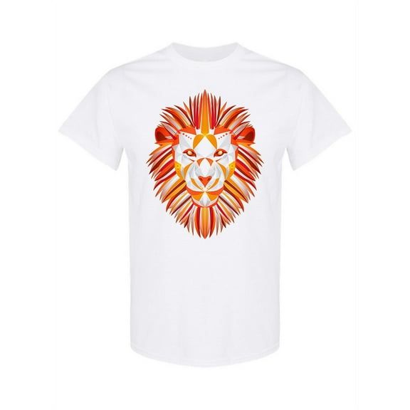 Reddish Lion Head T-Shirt Men -Image by Shutterstock, Male Large