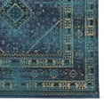 thumbnail image 3 of Linon Serape Goravan Power Loomed Polyester 2'x3' Rug in Blue, 3 of 4