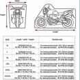 thumbnail image 3 of Motorbike Cover for BMW R 1150 RS/R 1200 ST 2001-2007, XXXL Black Waterproof Dustproof Breathable Anti-UV Protection, 3 of 5
